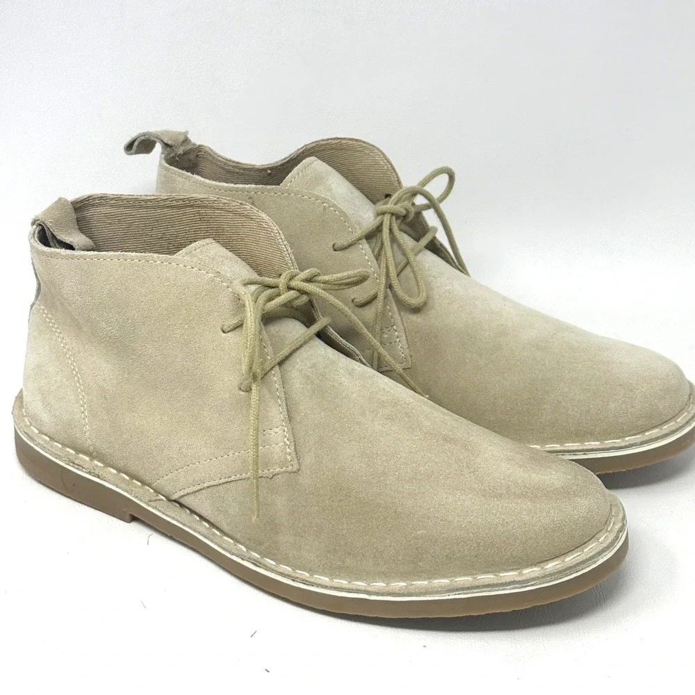 Route 66 Bonneville Sand Suede Chukka Desert Boots Mens Size 7 20305